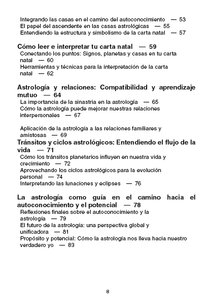 Astrología y Autoconocimiento: Una Travesía Estelar hacia Nuestro Verdadero Yo (PDF).