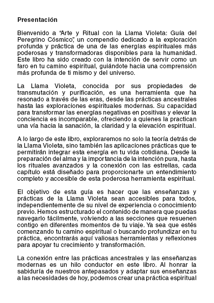 Arte y Ritual con la Llama Violeta: Guía del Peregrino Cósmico (PDF).