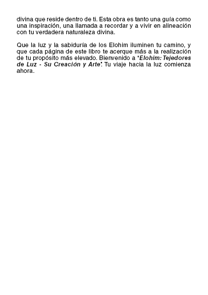 Elohim: Tejedores de Luz - Su Creación y Arte (PDF).