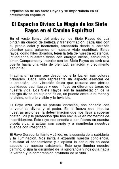 Siete Rayos de Luz: Meditaciones y Decretos Diarios desde la Jerarquía Espiritual (PDF).