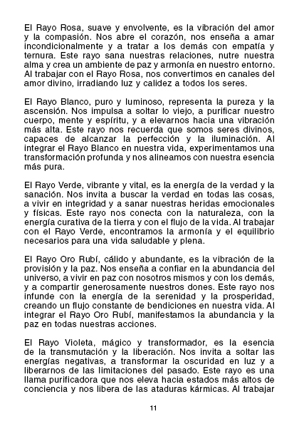 Siete Rayos de Luz: Meditaciones y Decretos Diarios desde la Jerarquía Espiritual (PDF).