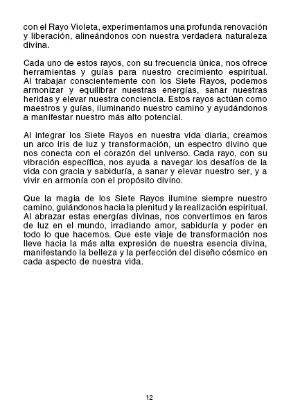 Siete Rayos de Luz: Meditaciones y Decretos Diarios desde la Jerarquía Espiritual (PDF).