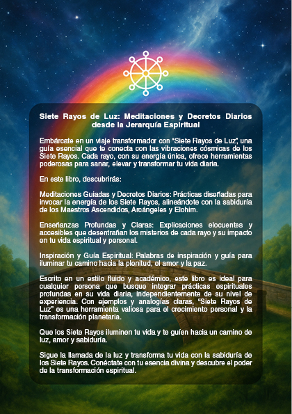 Siete Rayos de Luz: Meditaciones y Decretos Diarios desde la Jerarquía Espiritual (PDF).