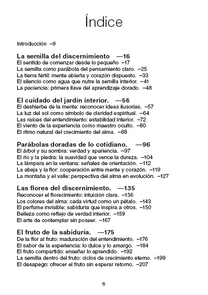 El Jardín Interior: Parábolas Doradas para Cultivar Discernimiento (PDF)