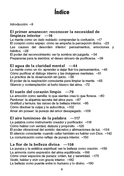 La Llama de la Pureza: Cultivar una mente clara, un corazón limpio y una vida bella y armónica. (PDF)